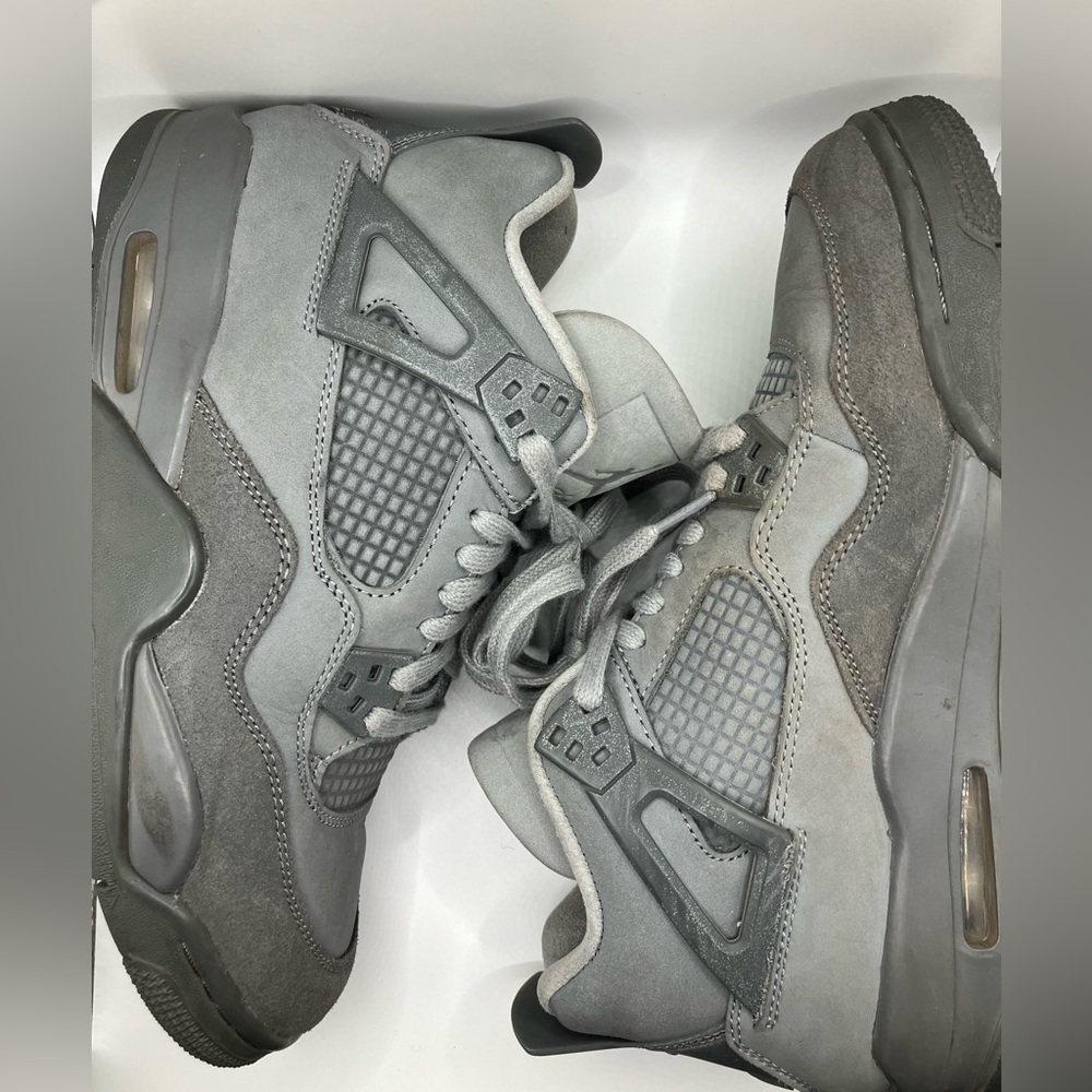 Nike Air Jordan 4 IV Shoes Retro SE GS Wet Cement Sneakers Cements Brick RARE - Picture 3 of 12